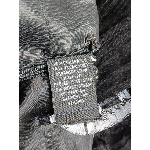 DAVE & JOHNNY Hi Low Tiered Ruffles Tulle Beaded  Long Prom Formal Dress Sz 5/6 - Picture 12 of 13